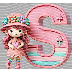 Cartoon letters-CL 628